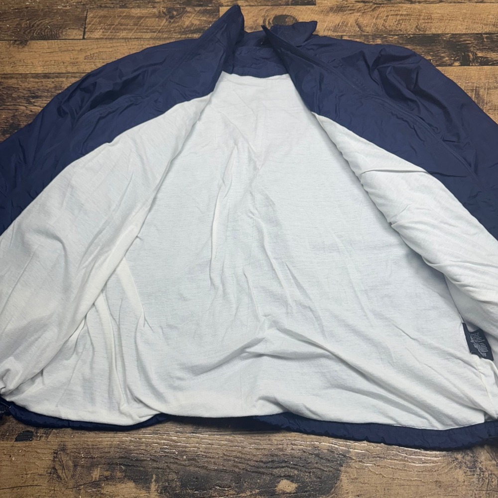 Starter Michigan Wolverines Mens 3XL Navy Blue Windbreaker Jacket - Picture 4 of 6